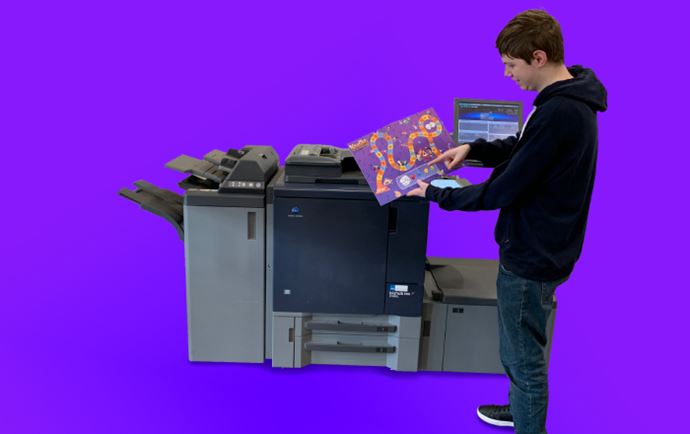 De KraftFabrik kan al uw professioneel printwerk uitvoeren.